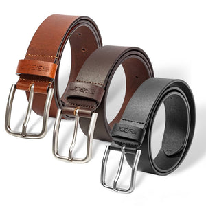 CASUAL LEATHER PULL-UP BELT FOR JEANS